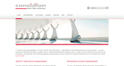Desktop Screenshot of considion.com