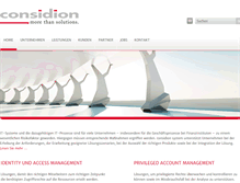Tablet Screenshot of considion.com